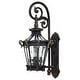 preview thumbnail 1 of 1, The Great Outdoors 4 Light Outdoor Wall Sconce from the Stratford Hall Heritage with Gold Highlights