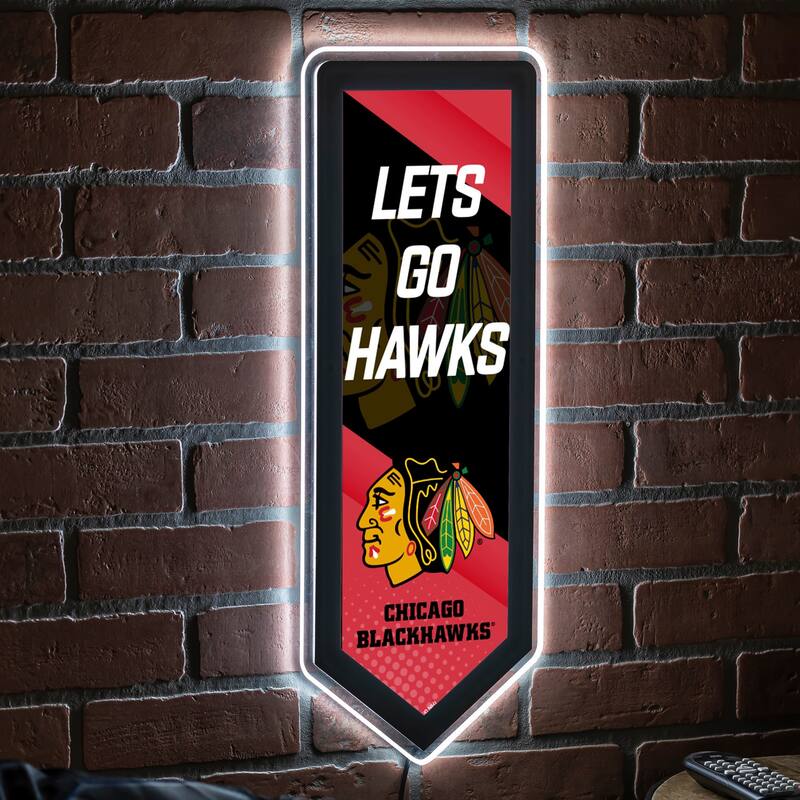 Chicago Blackhawks LED Lighted Sign - Multi