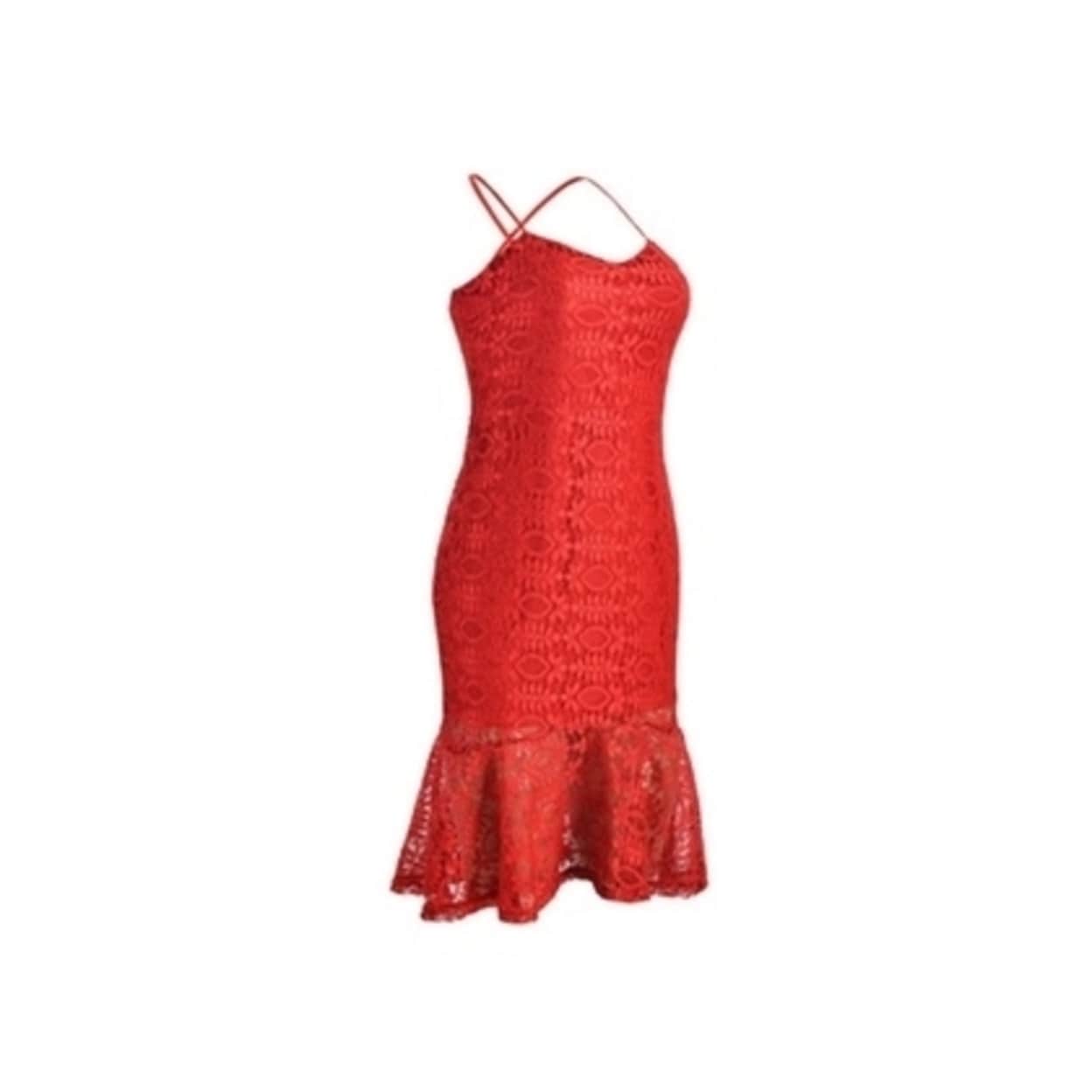 red holiday dress cocktail