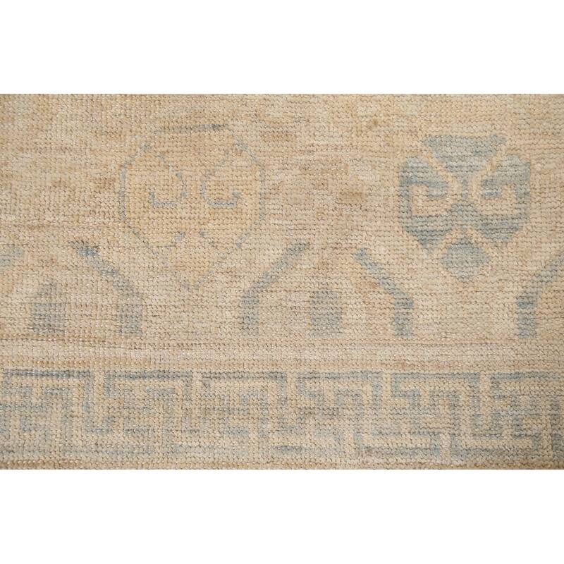 Vegetable Dye Traditional Oushak Turkish Wool Area Rug Hand-knotted - 5'6" x 9'5"