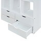 preview thumbnail 9 of 16, Storage Loft Bed with Shelves, Drawers, Writing Desk and Led Light, Twin Size