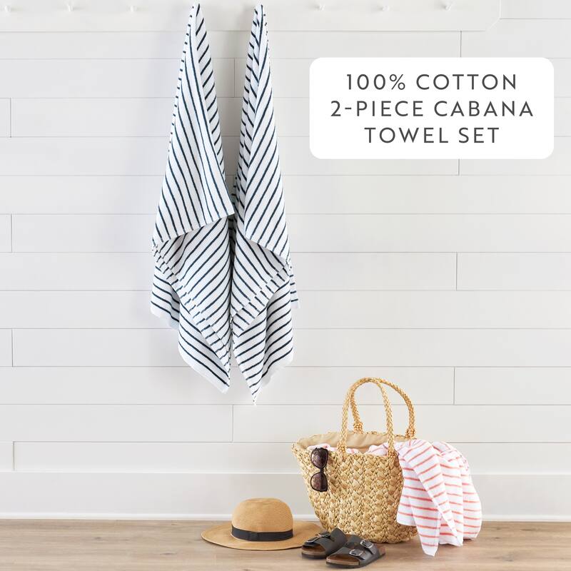 Becky Cameron Ultra Soft Plush Cotton Cabana Towels