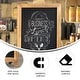preview thumbnail 56 of 99, Freestanding Tabletop or Wall Mount Magnetic Chalkboard
