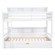 preview thumbnail 13 of 11, White Twin Size Solid Wood Bunk Bed with Storage Drawer