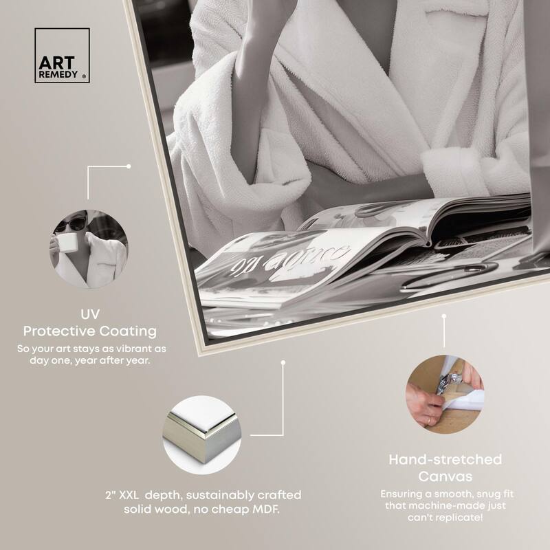 Early Morning Coffee Canvas by Art Remedy