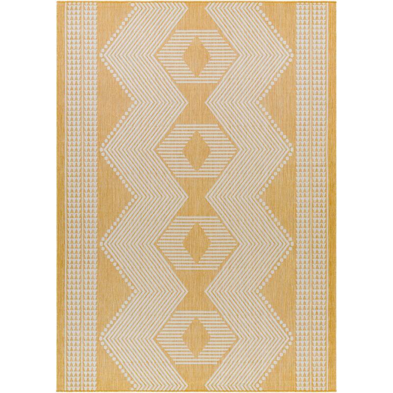 Artistic Weavers Long Beach Outdoor Safe Boho Stripe Area Rug