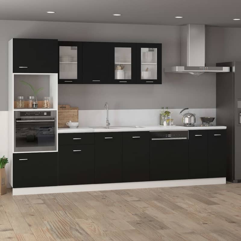 vidaXL Kitchen Cabinet Storage Cupboard Under Sink Organizer Engineered Wood