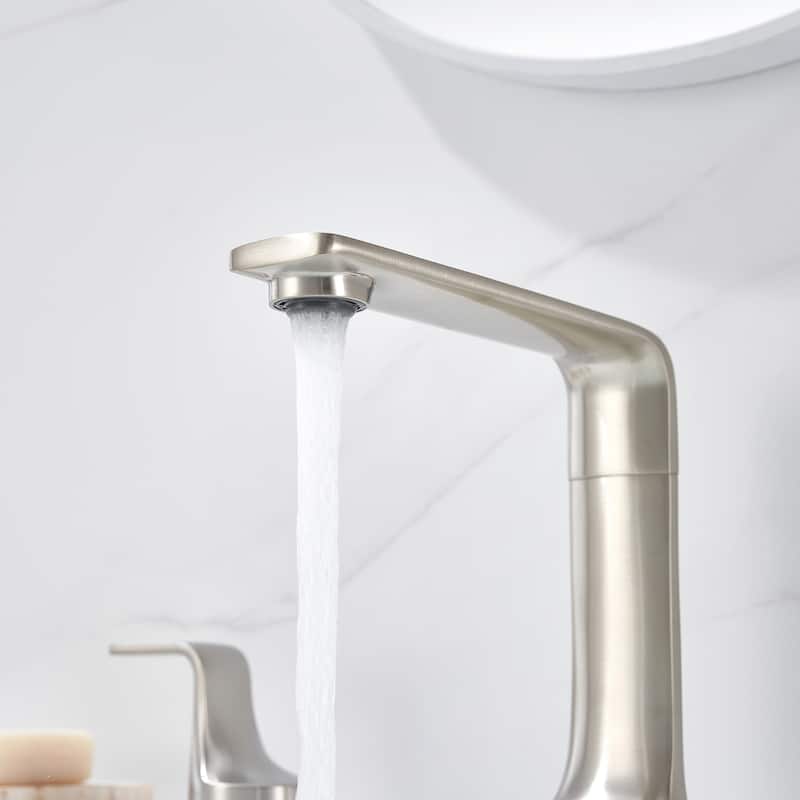 Varen 8 in. Widespread 2-Handle Bathroom Faucet with Drain