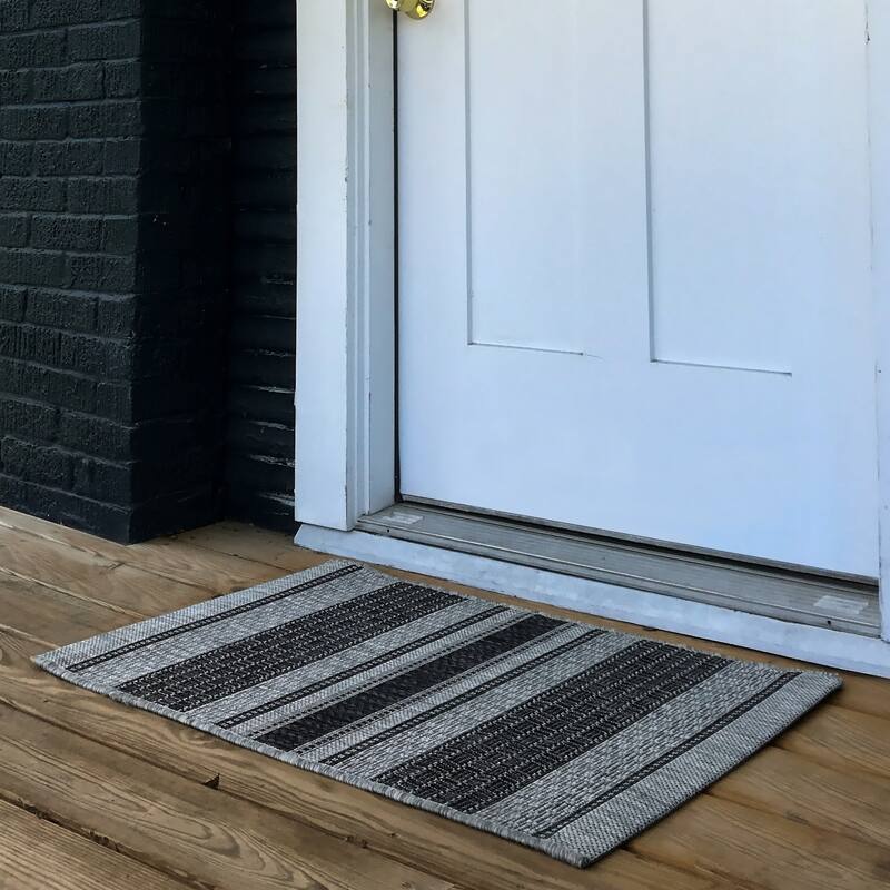 Sevita Banded Heather Indoor/Outdoor Rug