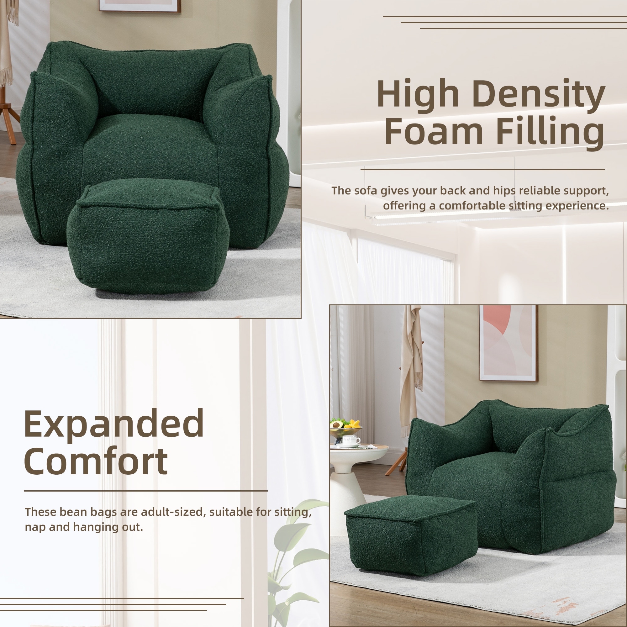 Bean bag square chair new arrivals