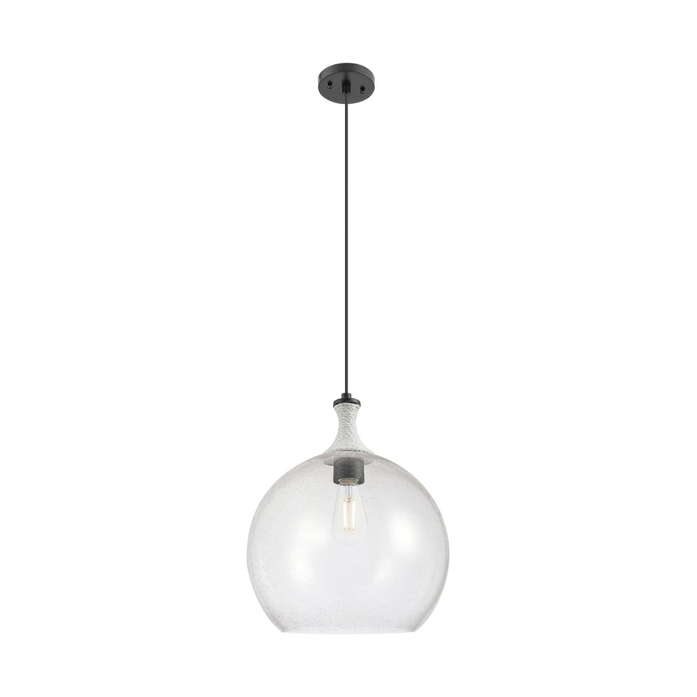 Innovations Lighting Downtown Urban - Astor - 1 Light 14" Rope Detailed Cord Hung Pendant
