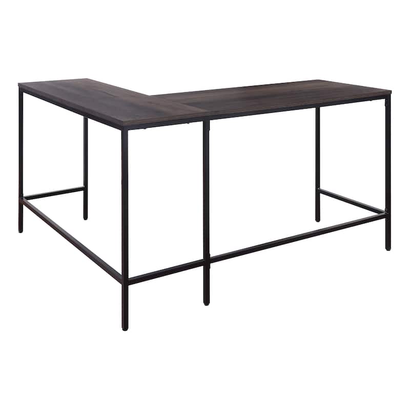 Contempo L-shaped Steel Desk