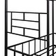 preview thumbnail 8 of 10, Full Size Metal House Bed Frame with Slatted Support, Black