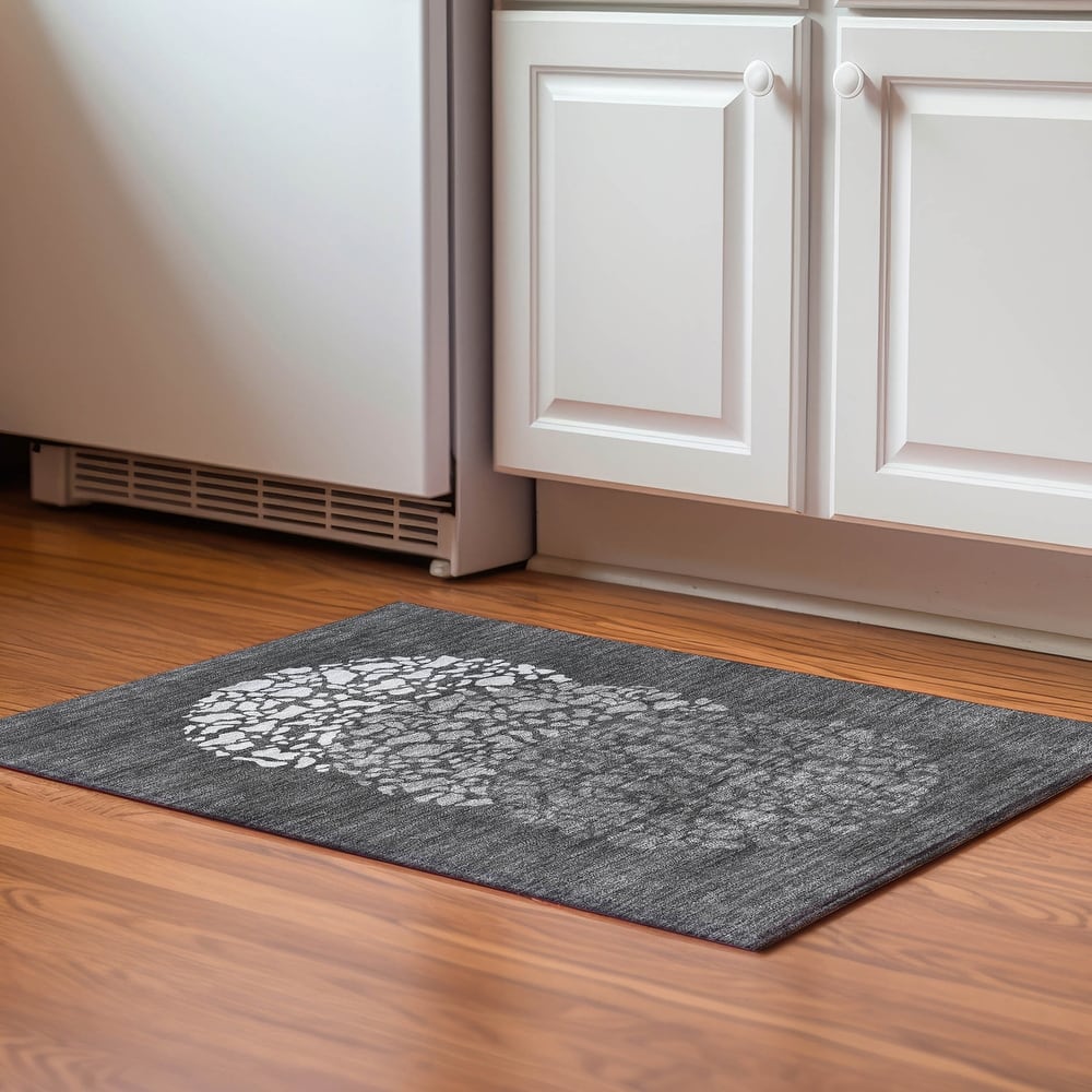 Premium Washable Super Soft Modern Fragments Mayfield Rug