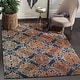 preview thumbnail 3 of 39, SAFAVIEH Evoke Aurora Vintage Boho Medallion Rug 3' x 5' - Blue/Orange - Rectangle