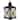 LED Candle Lantern with 3 Flameless Candles - 12.5" - Black