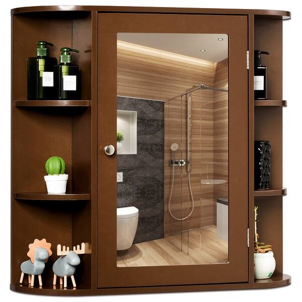 Shop Costway Multipurpose Mount Wall Surface Bathroom Storage