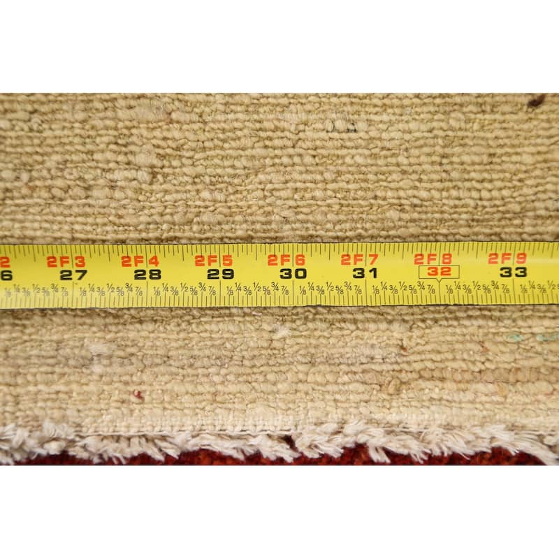 Geometric Modern Gabbeh Kashkoli Oriental Area Rug Wool Handmade - 6'0" x 7'7"