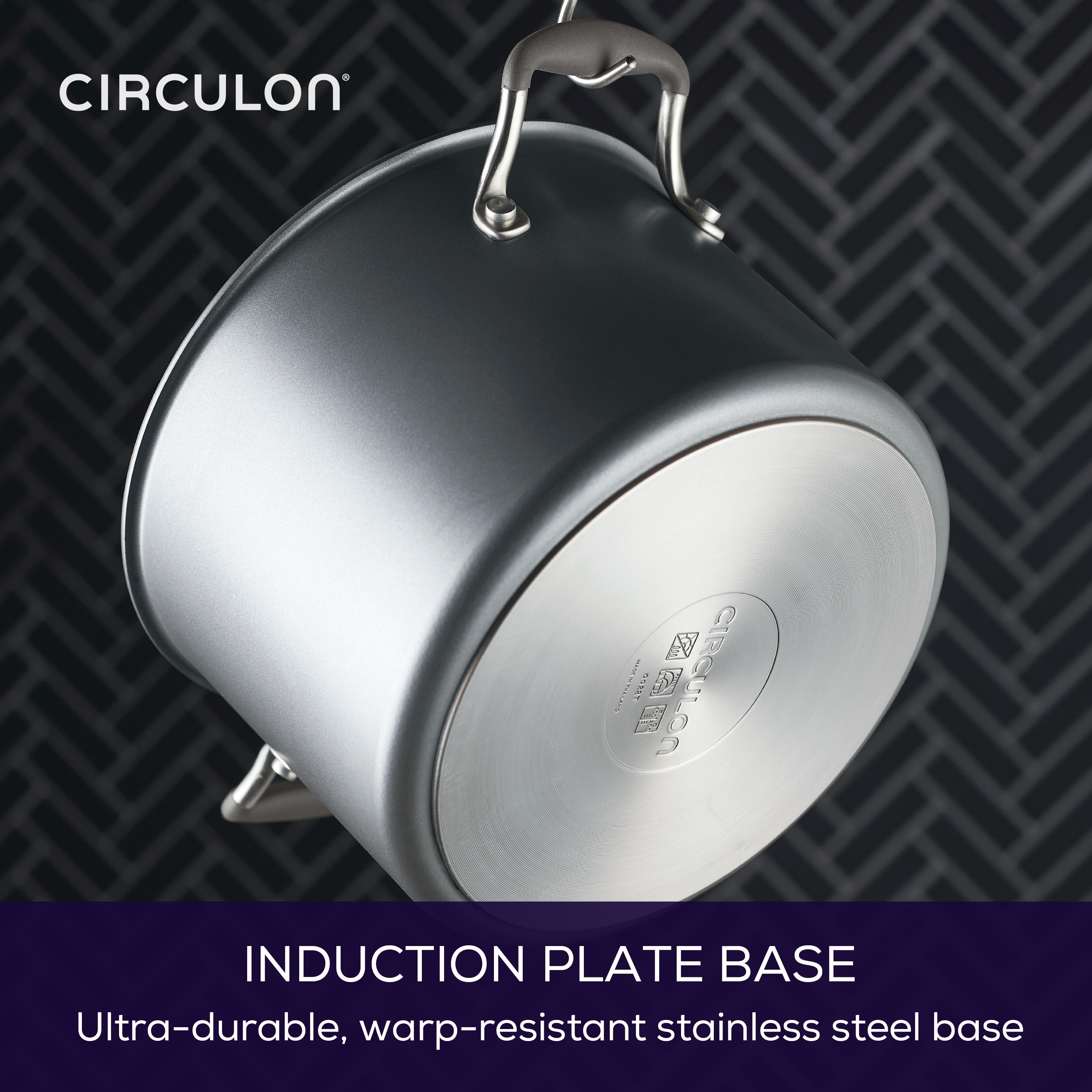 Circulon 5-Quart ScratchDefense A1 Series Nonstick Saute Pan with Lid, Graphite