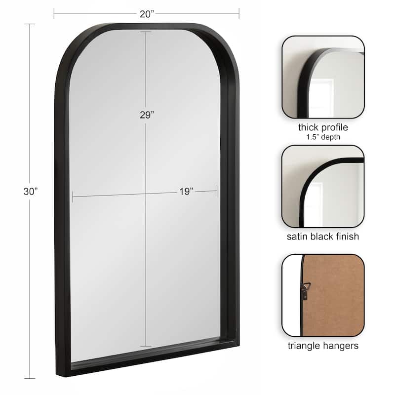Kate and Laurel Travis Arch Framed Wall Mirror