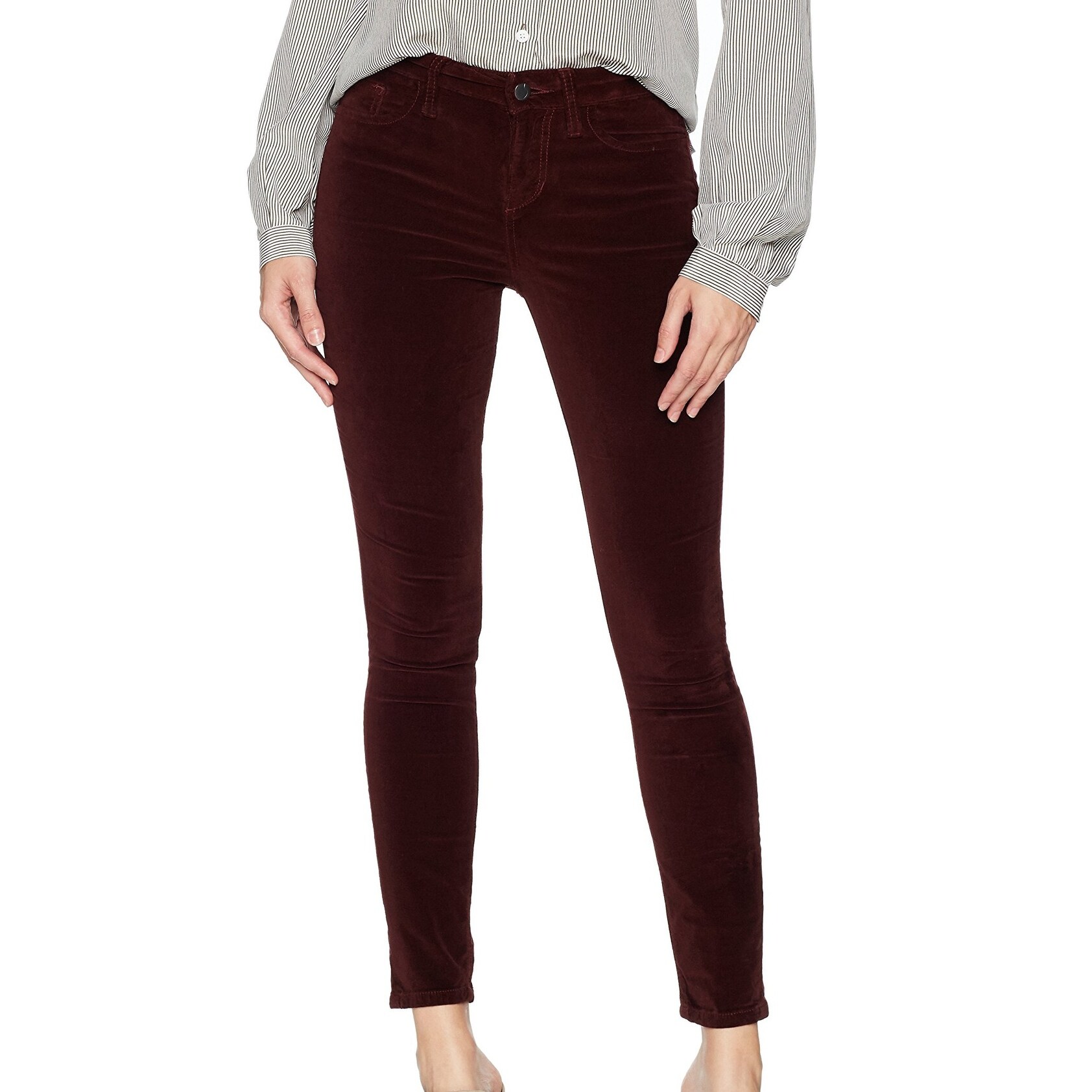 Joes Jeans Womens Icon Velvet Midrise Skinny Ankle Jean