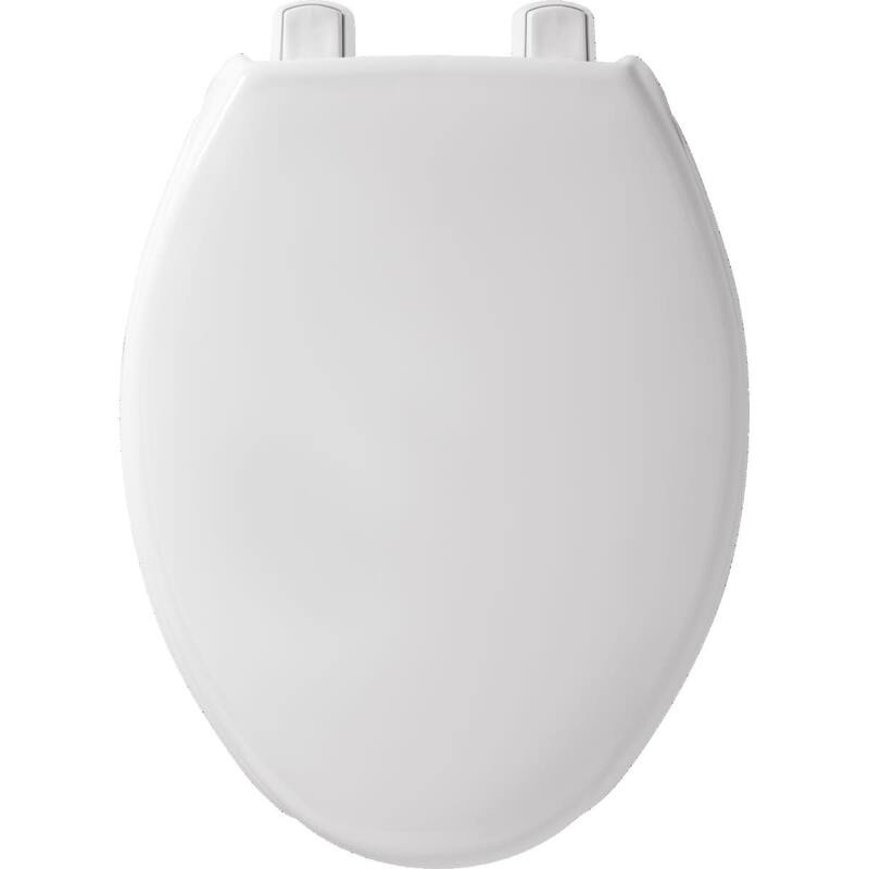 Bemis Medic-Aid® Elongated Plastic Open Front Toilet Seat with