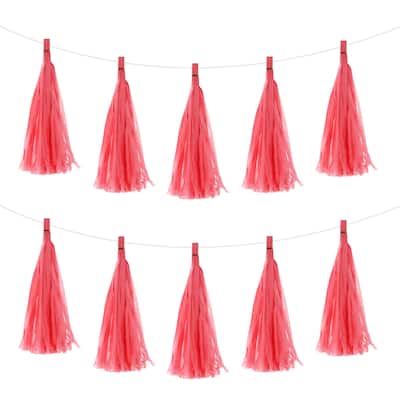 20Pcs Tassel Garland Banner with Rope