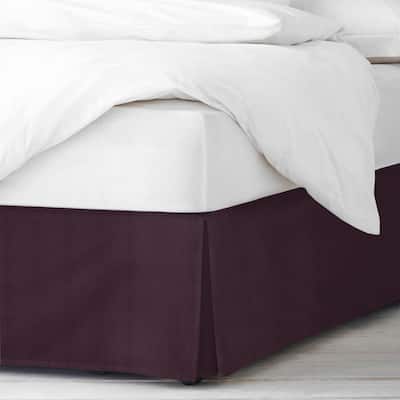 6ix Tailors Elsie Eggplant Bedskirt