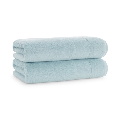 Aston & Arden Turkish Solid 2-Piece Bath Towels - 60x30