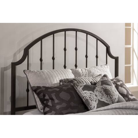 Hillsdale Westgate Metal Headboard, Rustic Black
