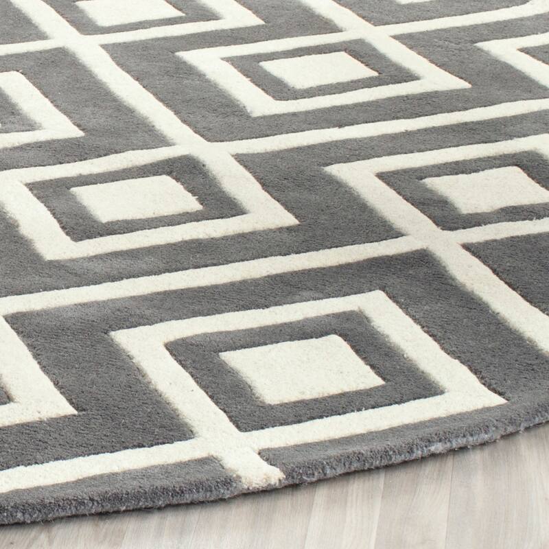 SAFAVIEH Handmade Chatham Evda Modern Moroccan Wool Rug