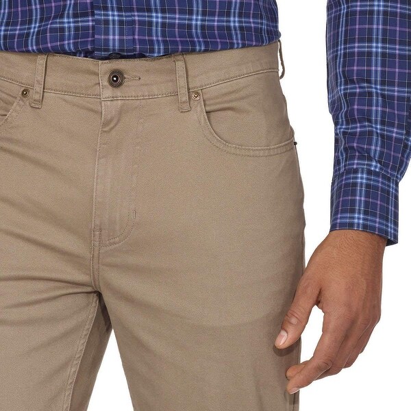 dkny men's brushed twill pant