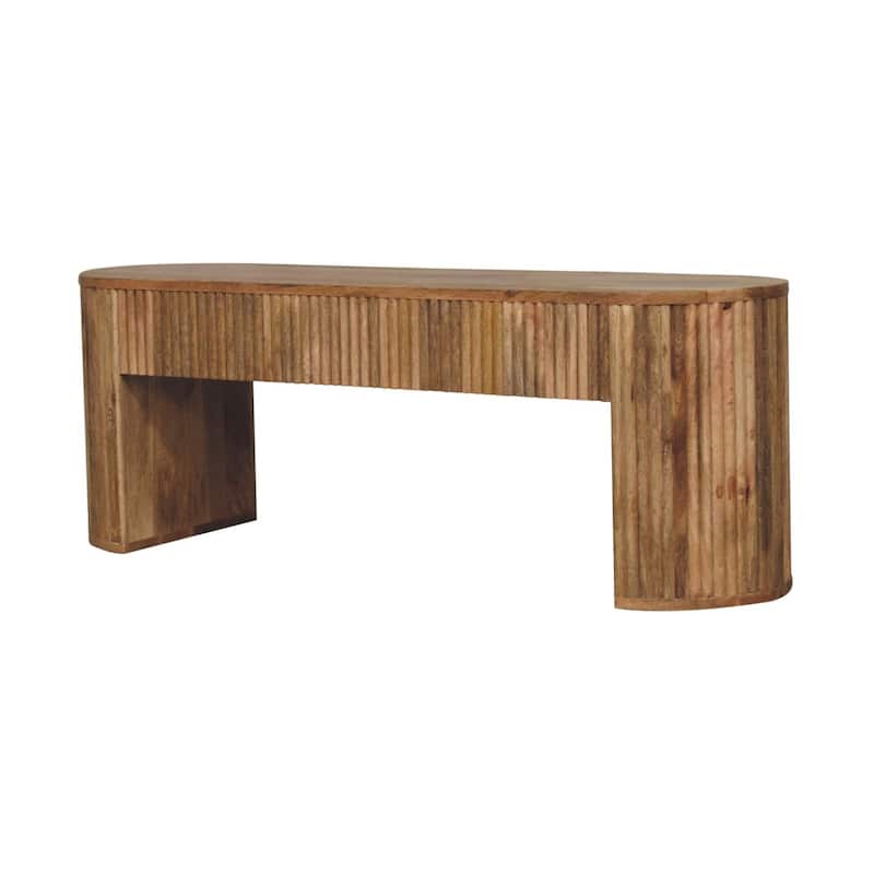 Artisan Furniture Solid Wood Soba Straight Media Unit , Light brown , Drawers