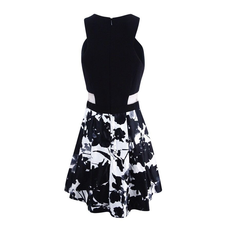 blondie black and white dress