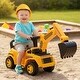 preview thumbnail 4 of 8, Gymax Ride on Toddler Car w/ Safety Helmet Ride on Excavator Car w/