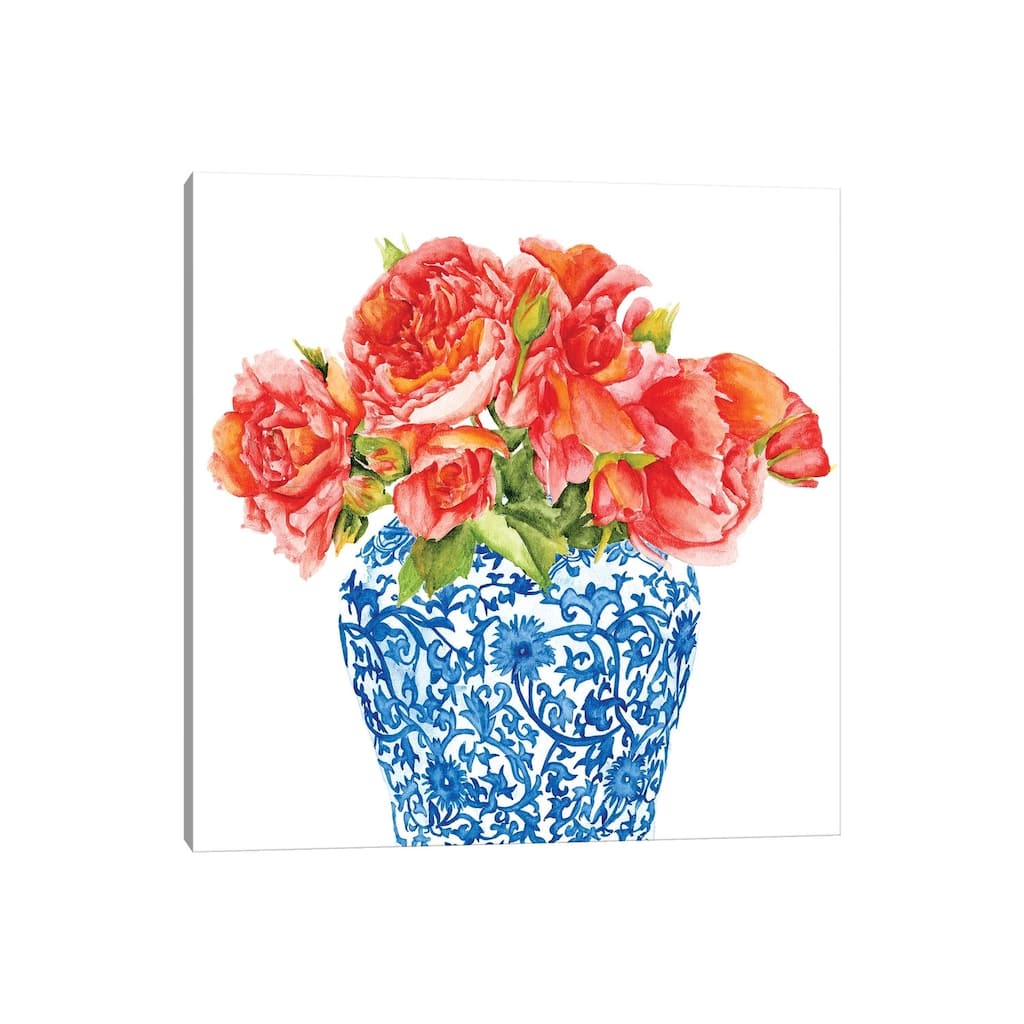 iCanvas "Sweet Peonies II" by Melissa Wang Canvas Print