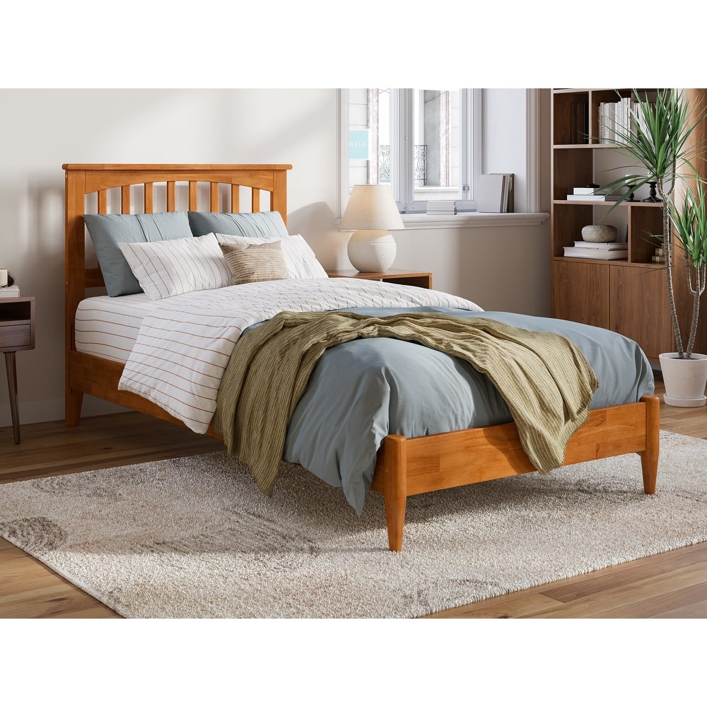 Becket Solid Wood Low Profile Platform Bed
