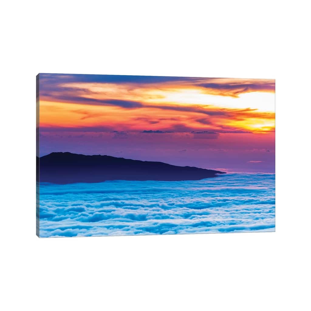 iCanvas "Hualalai Volcano from the summit of Mauna Kea at sunset, Big Island, Hawaii, USA" by Russ Bishop Canvas Print