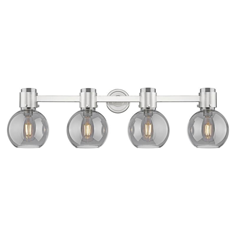 Innovations Lighting 464-4W-G464B-7SM Lawton Sphere 4 Light 34" Wide - Brushed Satin Nickel