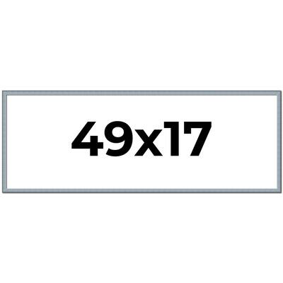 49x17 Frame Rustic Sky Blue Solid Wood Picture Frame | 0.75 Inch