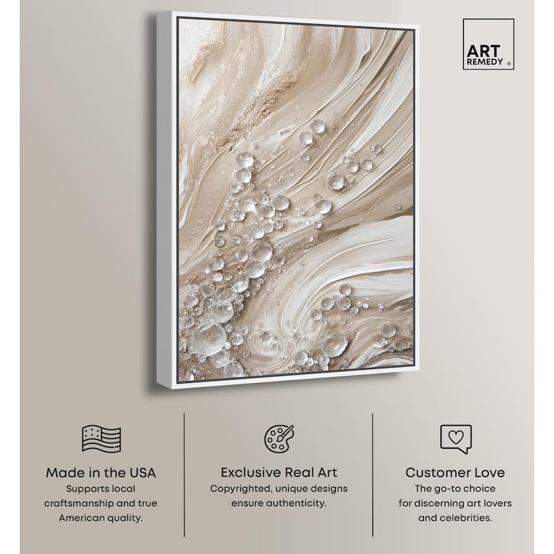 Viscous Veils III Canvas by Art Remedy