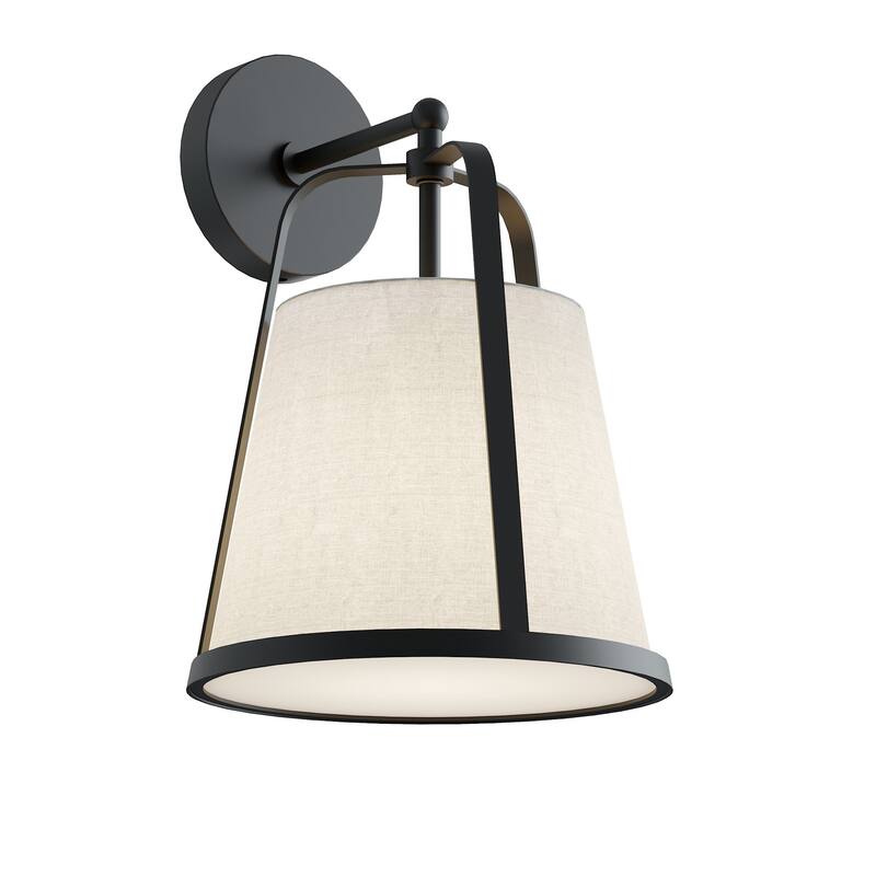 AFX LIZS15MB Lizzette 15" Tall Wall Sconce - Black