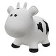 preview thumbnail 1 of 1, Toddler Boys and Girls Farm Hopper Bounce Toy, White Cow