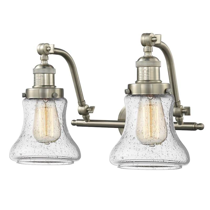 Innovations Lighting Bellmont 2 Light 18" Wide Bathroom Vanity Light - Satin Brushed Nickel / Seedy