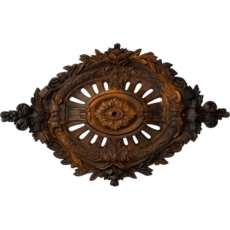 35 7/8"W x 22 1/2"H x 4 3/8"P Antonio Ceiling Medallion