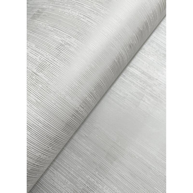 A-Street Prints Somerset Light Grey Abstract Stripe Wallpaper