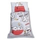 preview thumbnail 6 of 6, Bedtime Originals Snoopy Love 4-Piece Toddler Bedding Set - Gray/Red/White