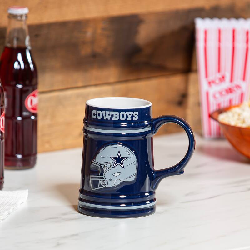 Dallas Cowboys 24 oz Ceramic Stein Mug