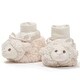 preview thumbnail 1 of 4, Bearington Baby Lamby Plush Stuffed Animal Lamb Sock Top Slipper Booties, 3-9 months Marshmallow