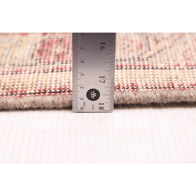 ECARPETGALLERY Hand-knotted Antalya Vintage Dark Red Wool Rug - 9'5 x 12'4